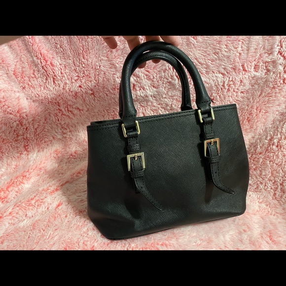 💌SOLD💌 Karl Lagerfeld Small Black Satchel Bag - Picture 4 of 5